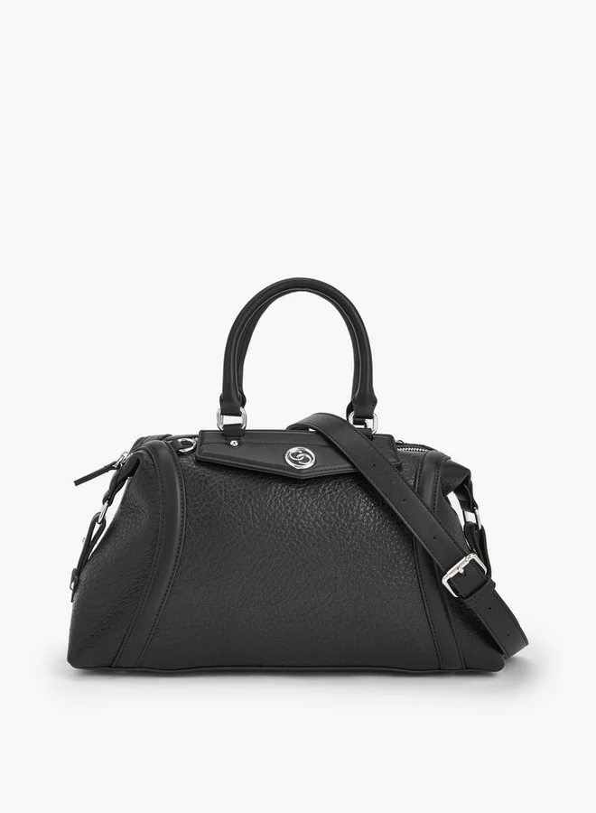 سيليست Monogram Embossed Tote Bag With Detachable Strap